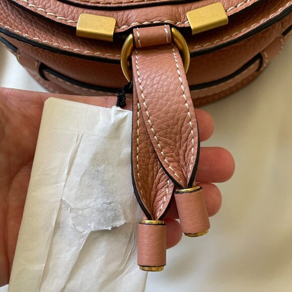 NWT Chloe Marcie Mini Bag // Muted Brown (Soft Pink) - Picture 5 of 15